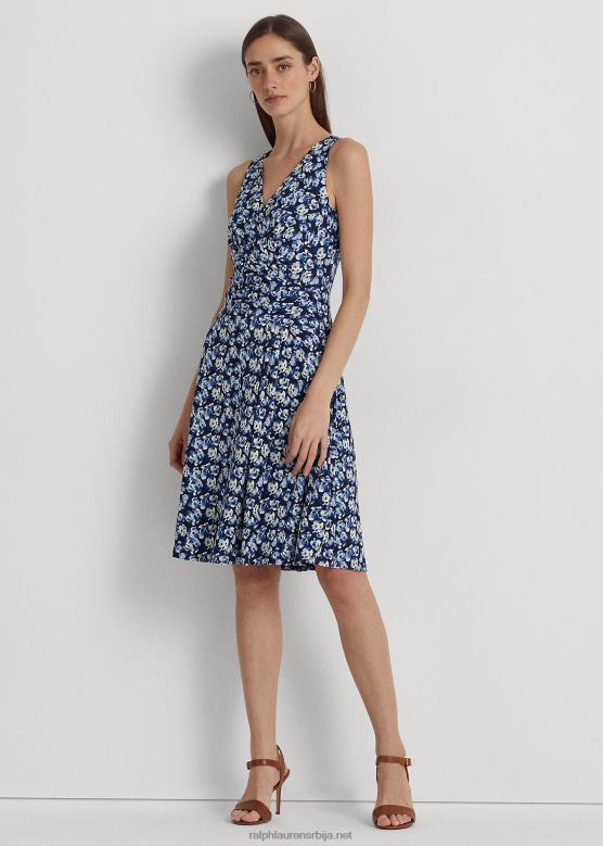 Жене Ralph Lauren хаљина без рукава са цветним дресом V2V444394 плави мулти