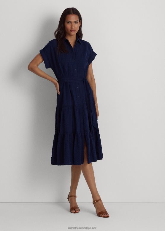 Жене Ralph Lauren памучна хаљина V2V444441 префињена морнарица