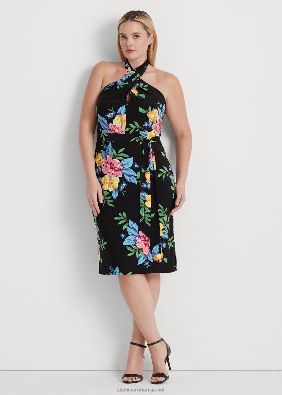 Жене Ralph Lauren хаљина са цветним дресом V2V444573 црни мулти