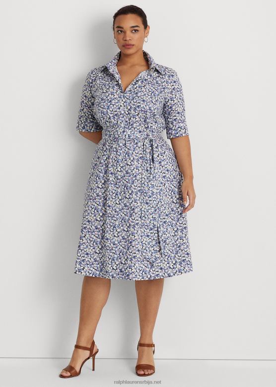 Жене Ralph Lauren кошуља од мешавине памука са цветним ременом V2V444606