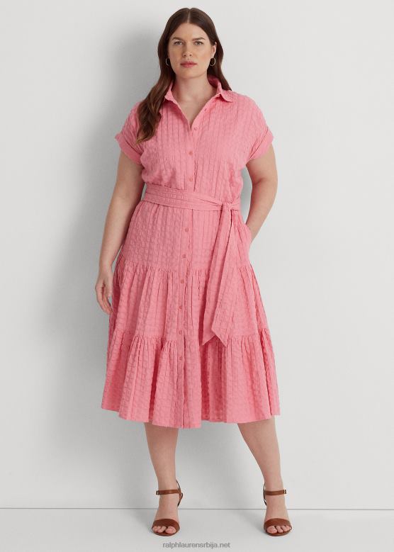 Жене Ralph Lauren памучна хаљина V2V444657 ружа поред базена