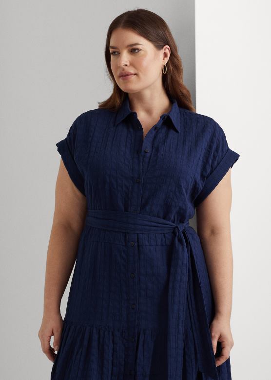 Жене Ralph Lauren памучна хаљина V2V444658 префињена морнарица