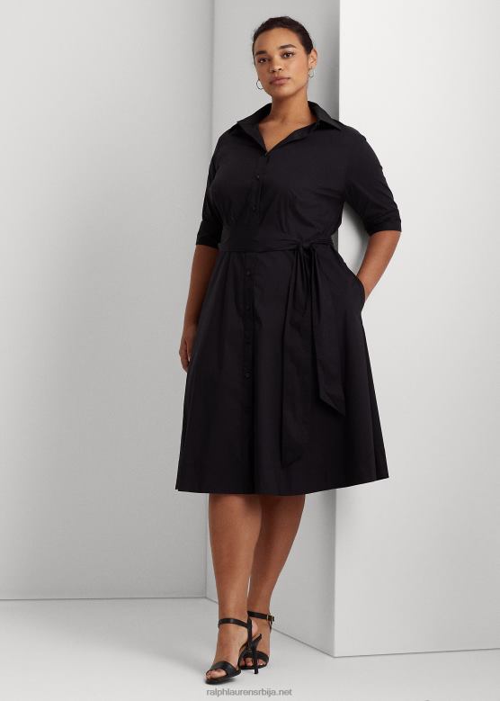 Жене Ralph Lauren кошуља од мешавине памука V2V444719 црн