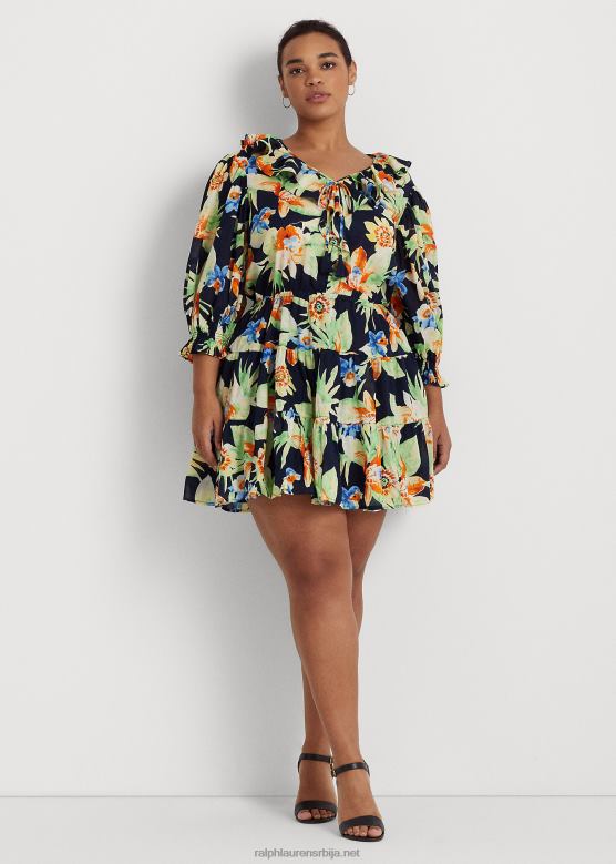 Жене Ralph Lauren цветна хаљина од памука V2V444809 морнарица мулти