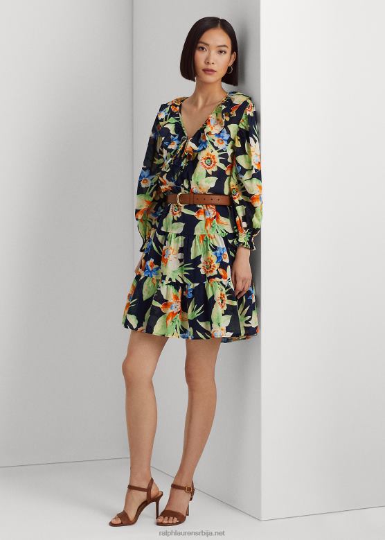 Жене Ralph Lauren цветна хаљина од памука V2V444883 морнарица мулти