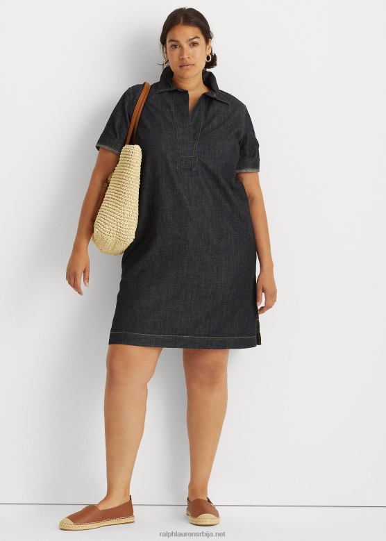 Жене Ralph Lauren деним хаљина за смену V2V444910 Јонес Стреет Васх