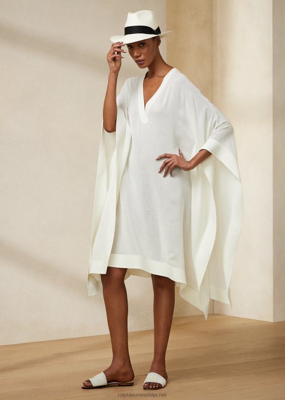 Жене Ralph Lauren гаелле лан воиле дневна хаљина V2V449310 лук крема