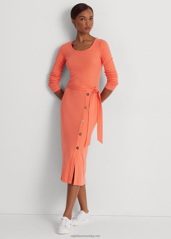 Жене Ralph Lauren плетена хаљина са каишем V2V449552 портсиде цорал