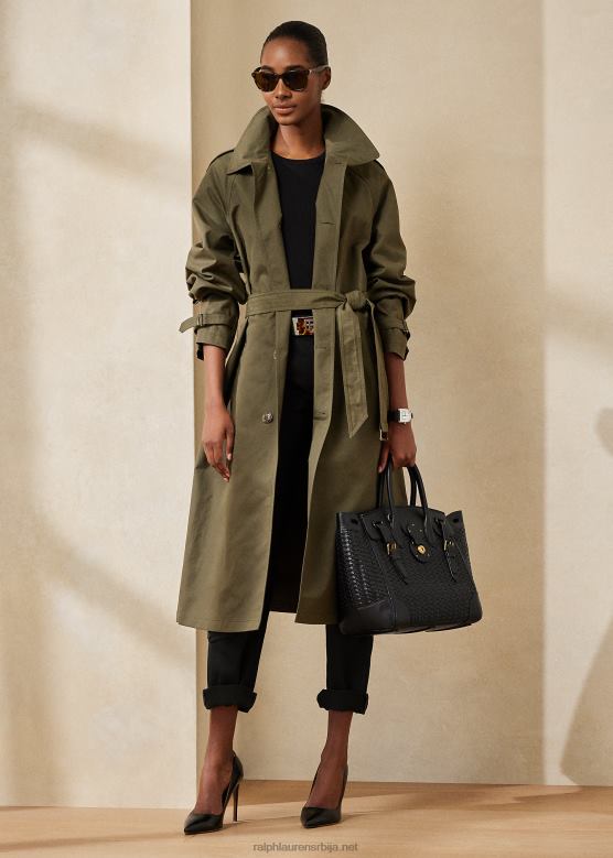 Жене Ralph Lauren лисандер памучни капут V2V449288 лишајева зелена