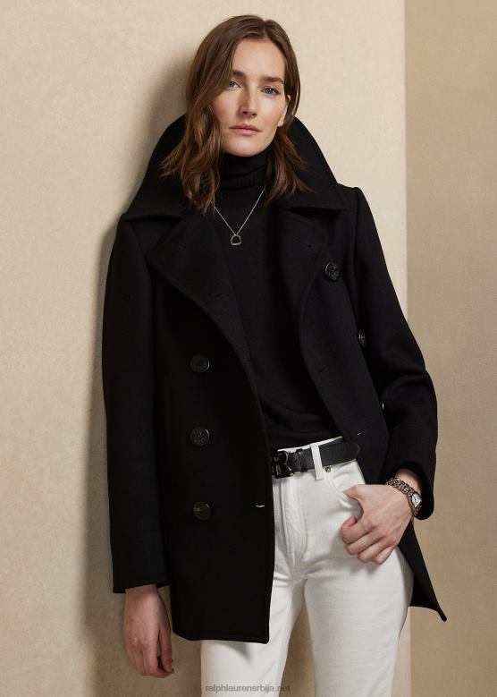 Жене Ralph Lauren логан пеацоат V2V449363 црн