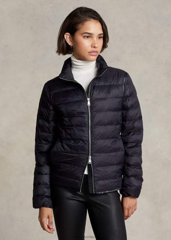 Жене Ralph Lauren прошивена јакна која се може спаковати V2V443286 црн