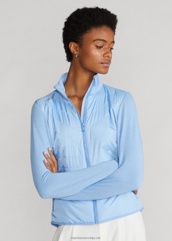 Жене Ralph Lauren прошивена хибридна јакна са патентним затварачем V2V449499
