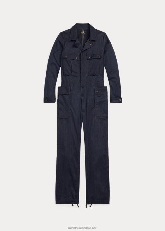 Жене Ralph Lauren вунени комбинезон од кепера V2V443673 морнарица