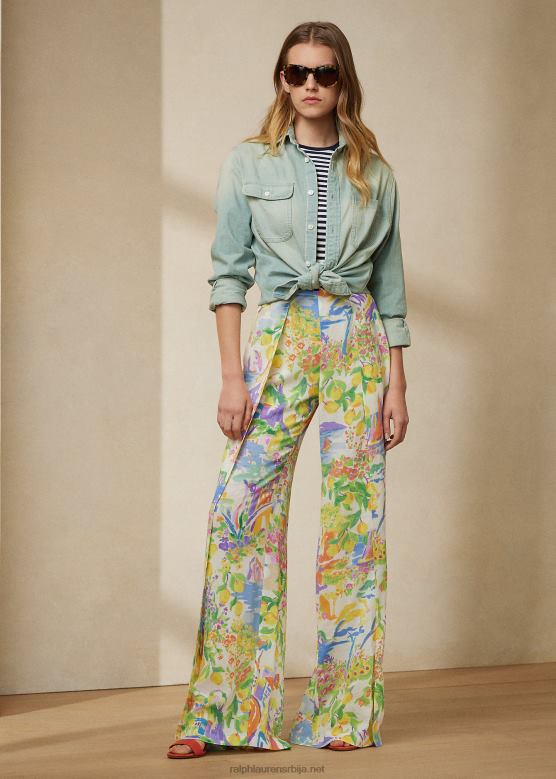 Жене Ralph Lauren тамиа памучна тексас кошуља V2V449311 светло индиго