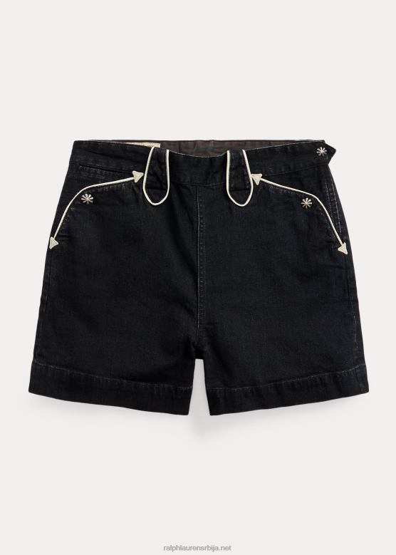 Жене Ralph Lauren црни тексас вестерн кратки V2V443622