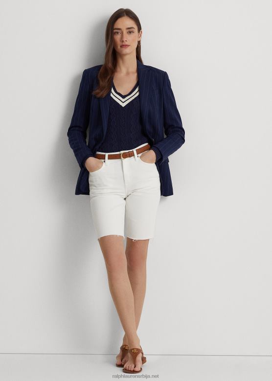 Жене Ralph Lauren одсечени тексас кратки V2V444375 бело прање