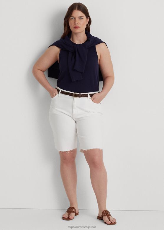 Жене Ralph Lauren одсечени тексас кратки V2V444678 бело прање