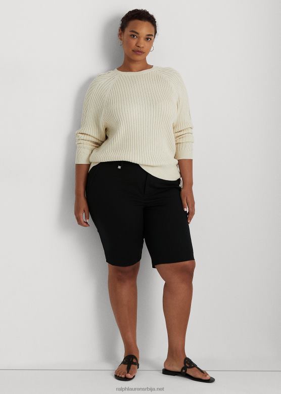 Жене Ralph Lauren би-стретцх кепер кратки V2V444734 црн