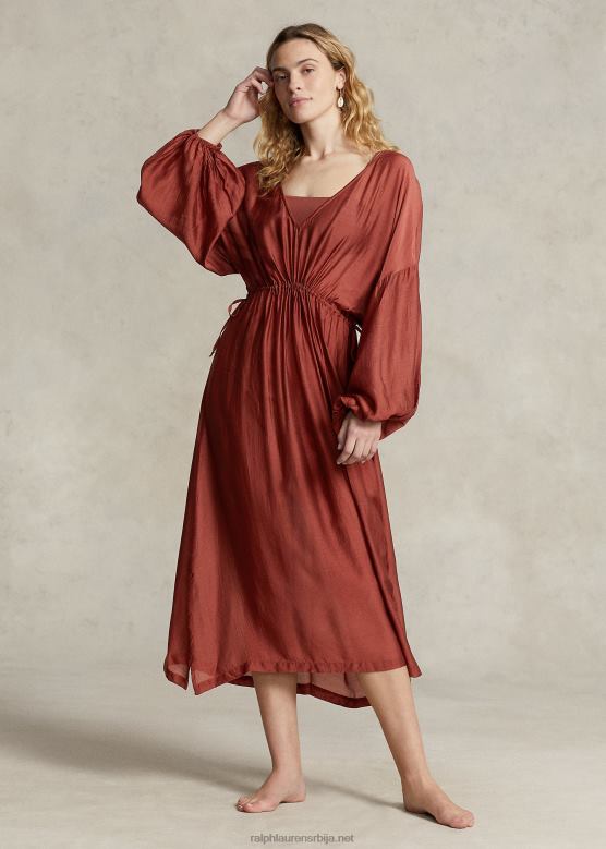 Жене Ralph Lauren покривач блузона са рукавима V2V443142 сиенна