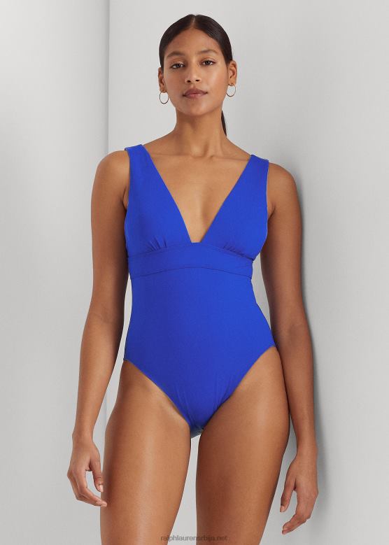Жене Ralph Lauren В-изрез једноделни V2V444163 краљевско плаво