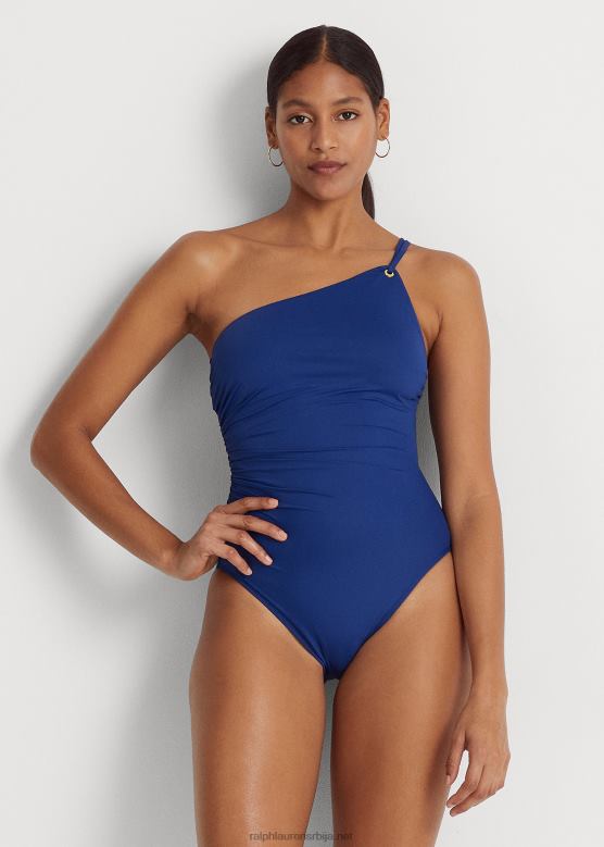 Жене Ralph Lauren дупла трака једно раме једноделна V2V449452 сафир