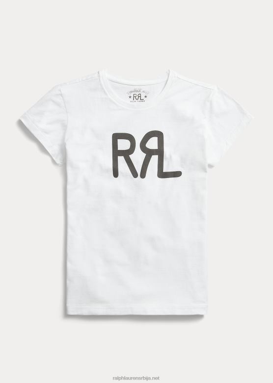 Жене Ralph Lauren мајица од памучног дреса са логотипом V2V443679 бео