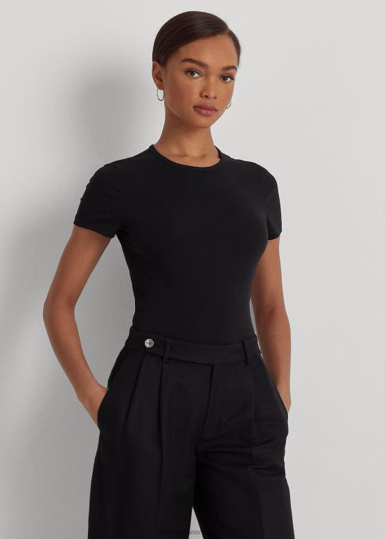 Жене Ralph Lauren мајица од мешавине памука V2V444254 црн