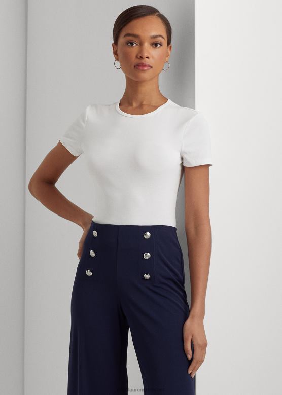 Жене Ralph Lauren мајица од мешавине памука V2V444255 бео