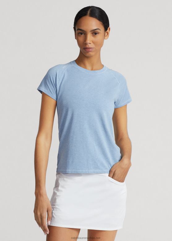 Жене Ralph Lauren мајица кратких рукава од дреса V2V449385 нови прах плави вријесак