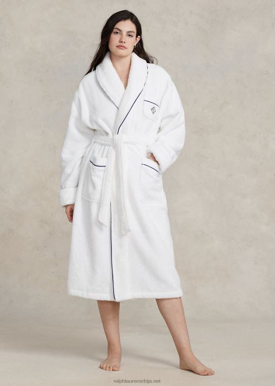 Жене Ralph Lauren баде мантил са шалом и овратником са логотипом V2V443018