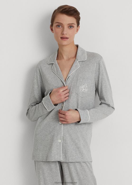 Жене Ralph Lauren памучни модални сет за спавање V2V444231 сива