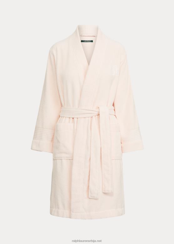 Жене Ralph Lauren памучни фротир огртач V2V444252 светло розе