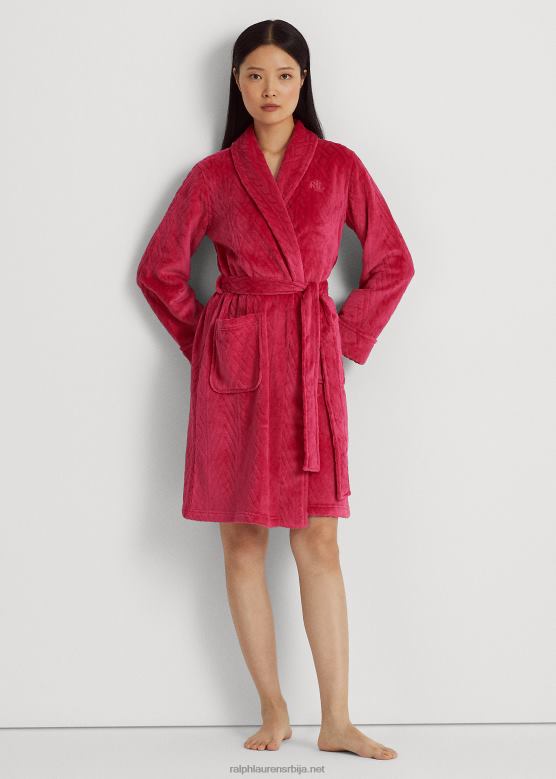 Жене Ralph Lauren прошивени огртач са шал-крагном V2V449583 тамно розе