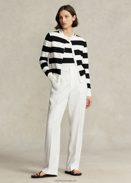 Жене Ralph Lauren равне предње платнене панталоне V2V442925 невис