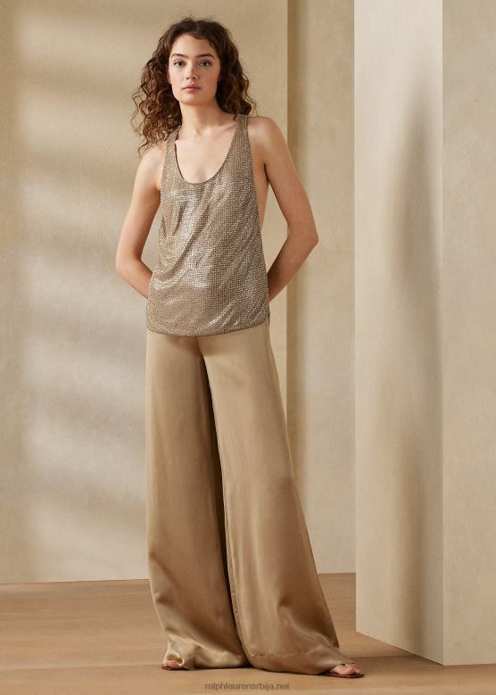 Жене Ralph Lauren дарија опране сатенске панталоне V2V443537 душо