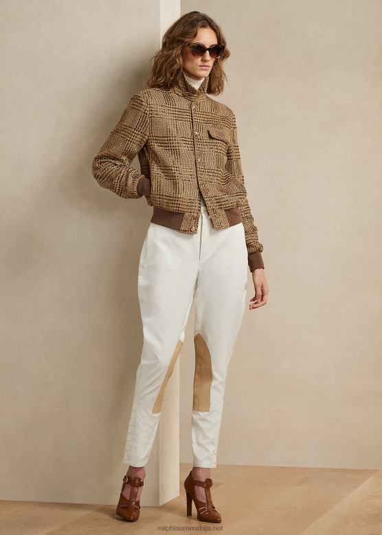 Жене Ralph Lauren брентли памучне јодхпур панталоне V2V443559 слоноваче