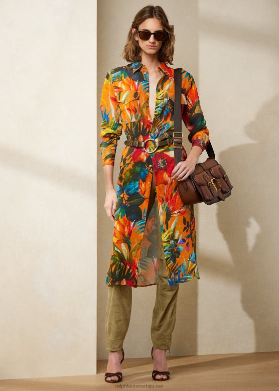 Жене Ralph Lauren митцхелл панталоне од јагњећег семиша V2V443574 лишајева зелена