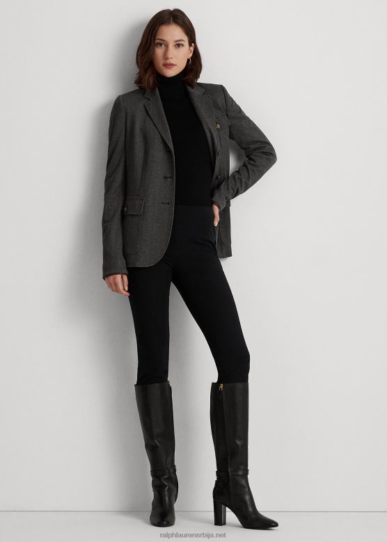 Жене Ralph Lauren уске панталоне од растегљивог кепера V2V443805 црн