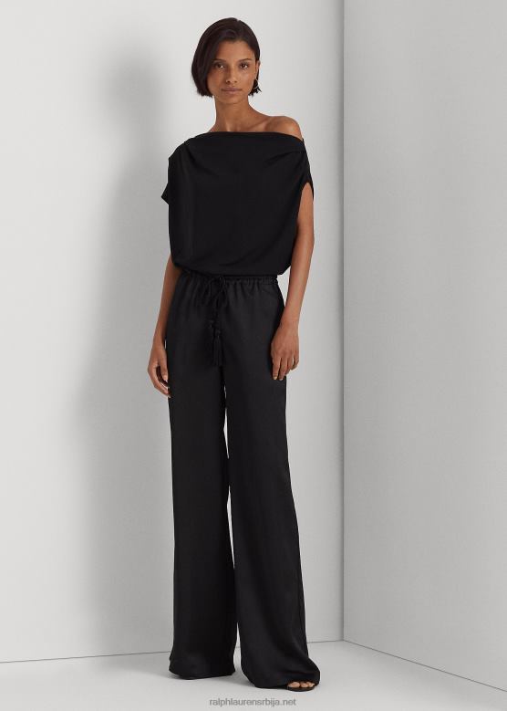 Жене Ralph Lauren цхармеусе широке панталоне V2V443891 црн