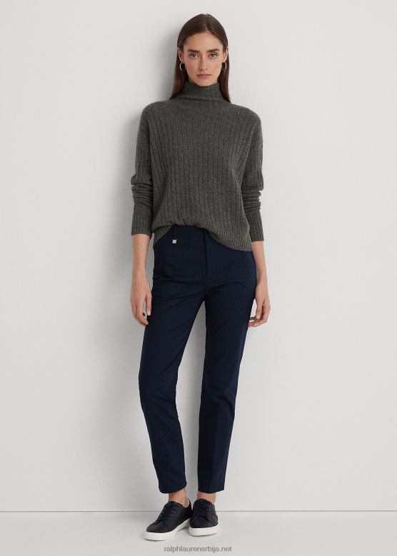 Жене Ralph Lauren двостране памучне памучне панталоне V2V444176 морнарица