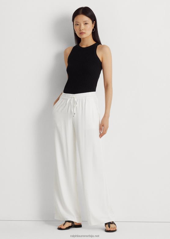 Жене Ralph Lauren кепер широке панталоне V2V444325 бео