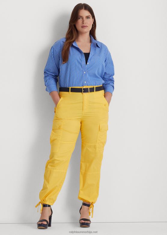 Жене Ralph Lauren лаке панталоне од кепера V2V444807 сунчаница жута