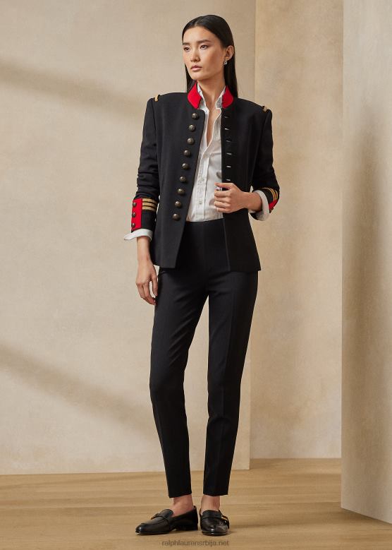 Жене Ralph Lauren анние вунене креп панталоне V2V449369 црн