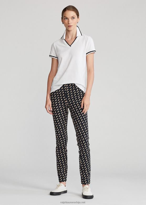 Жене Ralph Lauren растезљиве панталоне са леопардовим мотивом V2V449501 пролећни леопарди
