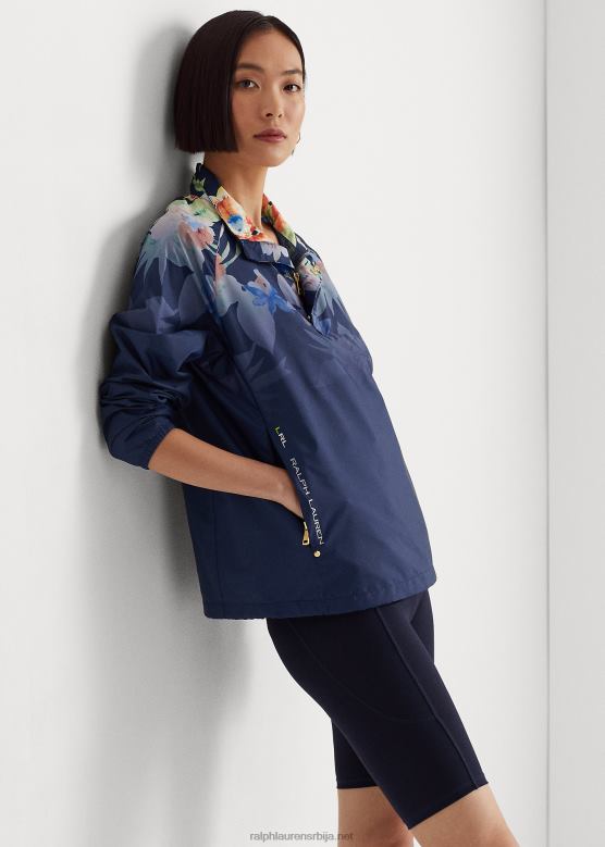 Жене Ralph Lauren пуловер са цветним овратником V2V449573 морнарица мулти