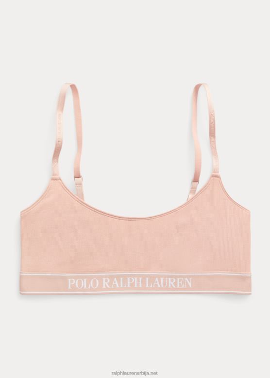 Жене Ralph Lauren реп-лого изрезани резервоар са лоптом V2V443384 глине