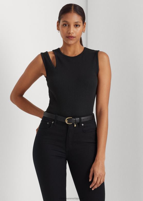 Жене Ralph Lauren тенк од мешавине памука V2V443861 црн