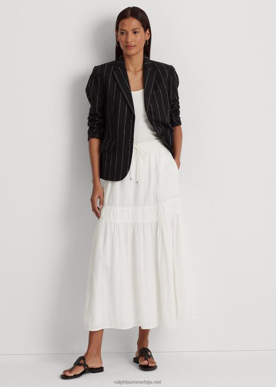 Жене Ralph Lauren ланена макси-сукња V2V443876 бео