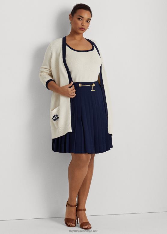 Жене Ralph Lauren плисирана сукња од жоржета V2V444595 префињена морнарица