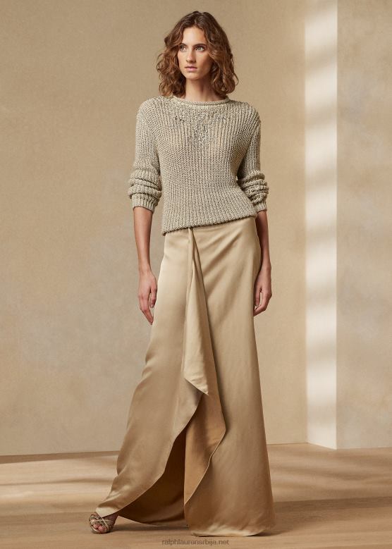 Жене Ralph Lauren еллвоод испрана сатенска сукња V2V449273 душо